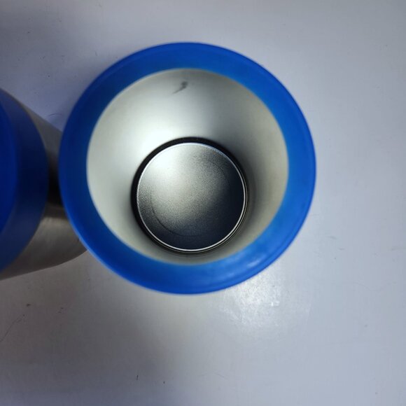 Coors Light Silver Bullet Beer Can Bottle Koozie Coozie Stainless Steel Blue (2) - Picture 6 of 7